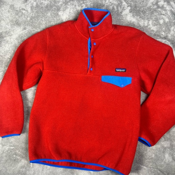 Patagonia Fleece Mens Small Synchilla Snap-T Vintage Y2K 90s Pullover Rare USA - Picture 3 of 8